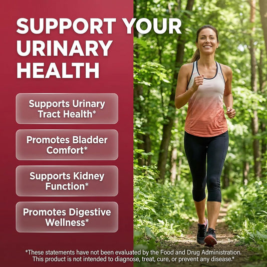 Cran Flow Cranberry Pills for Urinary Health D-Mannose Milk Thistle Dandelion Inulin Vitamin C Prebiotics and Probiotics Bladder Support By Clean Nutra